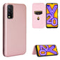 Carbon Fiber Texture Magnetic Horizontal Flip TPU + PC + PU Leather Case with Card Slot, For OPPO Realme V3, For Samsung Galaxy A42 5G, For Vivo Y20 / Y20i (Indian), For Xiaomi Poco X3 NFC, For Xiaomi Redmi K30 Ultra