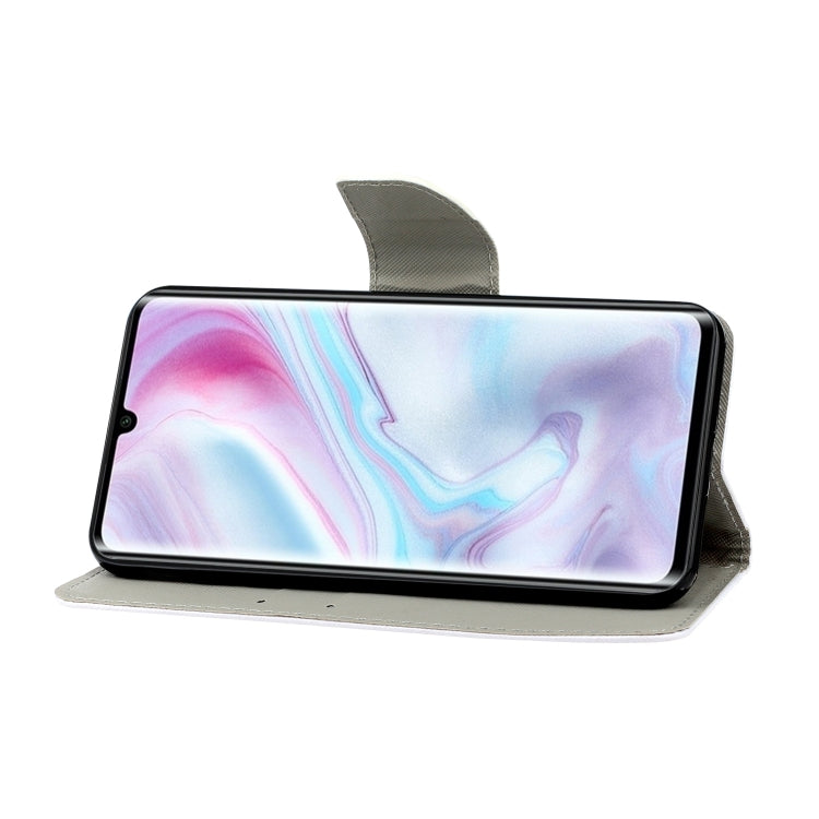 Coloured Drawing Pattern Horizontal Flip PU Leather Case with Holder & Card Slots & Wallet & Lanyard