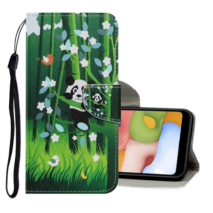 Coloured Drawing Pattern Horizontal Flip PU Leather Case with Holder & Card Slots & Wallet & Lanyard