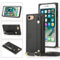 Wrist Strap PU+TPU Shockproof Protective Case with Crossbody Lanyard & Holder & Card Slot, For iPhone 6, For iPhone 7 / 8 / SE 2020, For iPhone 6 Plus, For iPhone 8 Plus / 7 Plus, For iPhone XS / X, For iPhone XR, For iPhone XS Max, For iPhone 11������...