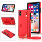 Wrist Strap PU+TPU Shockproof Protective Case with Crossbody Lanyard & Holder & Card Slot, For iPhone 6, For iPhone 7 / 8 / SE 2020, For iPhone 6 Plus, For iPhone 8 Plus / 7 Plus, For iPhone XS / X, For iPhone XR, For iPhone XS Max, For iPhone 11������...