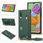 Wrist Strap PU+TPU Shockproof Protective Case with Crossbody Lanyard & Holder & Card Slot, For Samsung Galaxy A90 5G, For Samsung Galaxy Note9, For Samsung Galaxy Note 10, For Samsung Galaxy Note 10 Pro, For Samsung Galaxy S9, For Samsung Galaxy S9 Plu...