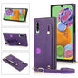 Wrist Strap PU+TPU Shockproof Protective Case with Crossbody Lanyard & Holder & Card Slot, For Samsung Galaxy A90 5G, For Samsung Galaxy Note9, For Samsung Galaxy Note 10, For Samsung Galaxy Note 10 Pro, For Samsung Galaxy S9, For Samsung Galaxy S9 Plu...