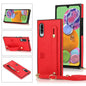 Wrist Strap PU+TPU Shockproof Protective Case with Crossbody Lanyard & Holder & Card Slot, For Samsung Galaxy A90 5G, For Samsung Galaxy Note9, For Samsung Galaxy Note 10, For Samsung Galaxy Note 10 Pro, For Samsung Galaxy S9, For Samsung Galaxy S9 Plu...