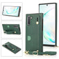 Wrist Strap PU+TPU Shockproof Protective Case with Crossbody Lanyard & Holder & Card Slot, For Samsung Galaxy A90 5G, For Samsung Galaxy Note9, For Samsung Galaxy Note 10, For Samsung Galaxy Note 10 Pro, For Samsung Galaxy S9, For Samsung Galaxy S9 Plu...