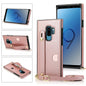 Wrist Strap PU+TPU Shockproof Protective Case with Crossbody Lanyard & Holder & Card Slot, For Samsung Galaxy A90 5G, For Samsung Galaxy Note9, For Samsung Galaxy Note 10, For Samsung Galaxy Note 10 Pro, For Samsung Galaxy S9, For Samsung Galaxy S9 Plu...