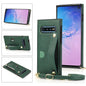 Wrist Strap PU+TPU Shockproof Protective Case with Crossbody Lanyard & Holder & Card Slot, For Samsung Galaxy A90 5G, For Samsung Galaxy Note9, For Samsung Galaxy Note 10, For Samsung Galaxy Note 10 Pro, For Samsung Galaxy S9, For Samsung Galaxy S9 Plu...