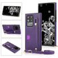 Wrist Strap PU+TPU Shockproof Protective Case with Crossbody Lanyard & Holder & Card Slot, For Samsung Galaxy S20, For Samsung Galaxy S20 Plus, For Samsung Galaxy S20 Ultra