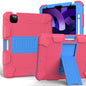Shockproof Two-Color Silicone Protective Case with Holder, For iPad Air 2022 / 2020 10.9, For Samsung Galaxy Tab A7 (2020) T500/T505