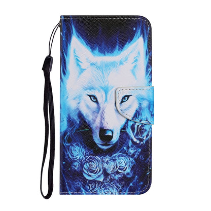 Coloured Drawing Pattern Horizontal Flip PU Leather Case with Holder & Card Slots & Wallet & Lanyard