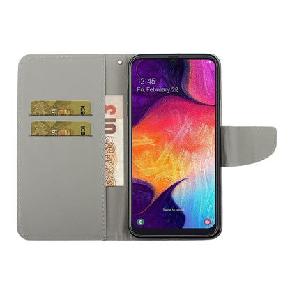 Coloured Drawing Pattern Horizontal Flip PU Leather Case with Holder & Card Slots & Wallet & Lanyard