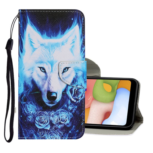 Coloured Drawing Pattern Horizontal Flip PU Leather Case with Holder & Card Slots & Wallet & Lanyard