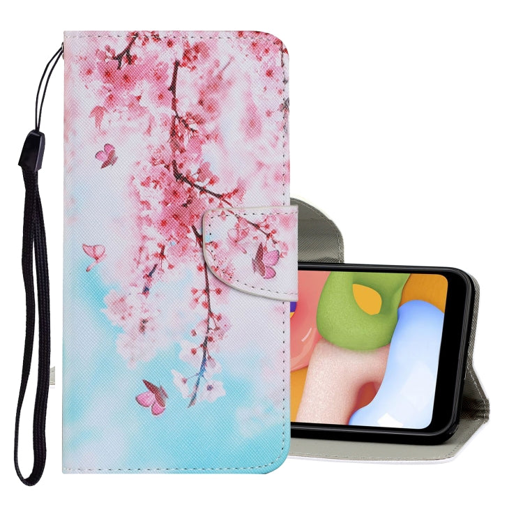 Coloured Drawing Pattern Horizontal Flip PU Leather Case with Holder & Card Slots & Wallet & Lanyard