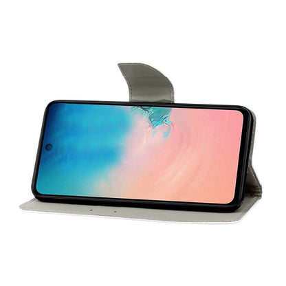 Coloured Drawing Pattern Horizontal Flip PU Leather Case with Holder & Card Slots & Wallet & Lanyard
