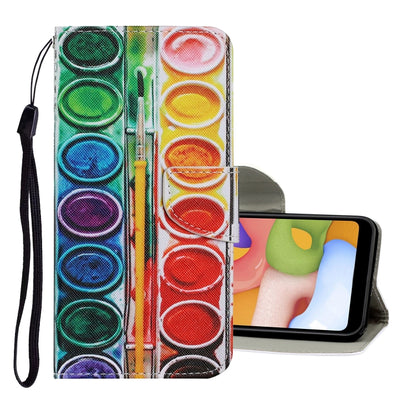 Coloured Drawing Pattern Horizontal Flip PU Leather Case with Holder & Card Slots & Wallet & Lanyard