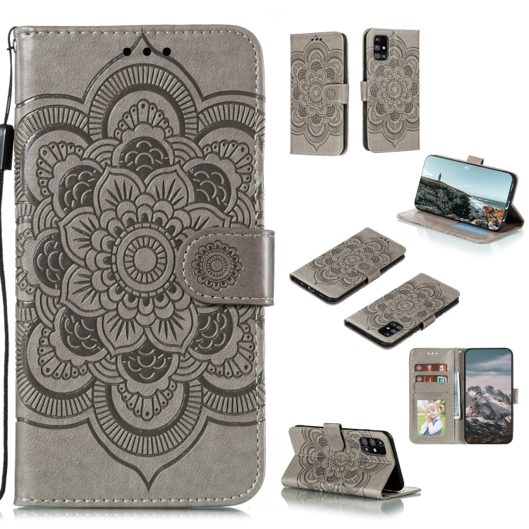 Mandala Embossing Pattern Horizontal Flip PU Leather Case with Holder & Card Slots & Walle & Lanyard, For Samsung Galaxy A01 Core, For Xiaomi Mi Note10 Lite, For Samsung Galaxy M31s