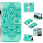 Mandala Embossing Pattern Horizontal Flip PU Leather Case with Holder & Card Slots & Walle & Lanyard, For Samsung Galaxy A01 Core, For Xiaomi Mi Note10 Lite, For Samsung Galaxy M31s