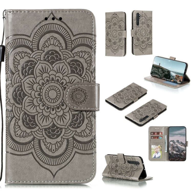 Mandala Embossing Pattern Horizontal Flip PU Leather Case with Holder & Card Slots & Walle & Lanyard, For Samsung Galaxy A01 Core, For Xiaomi Mi Note10 Lite, For Samsung Galaxy M31s