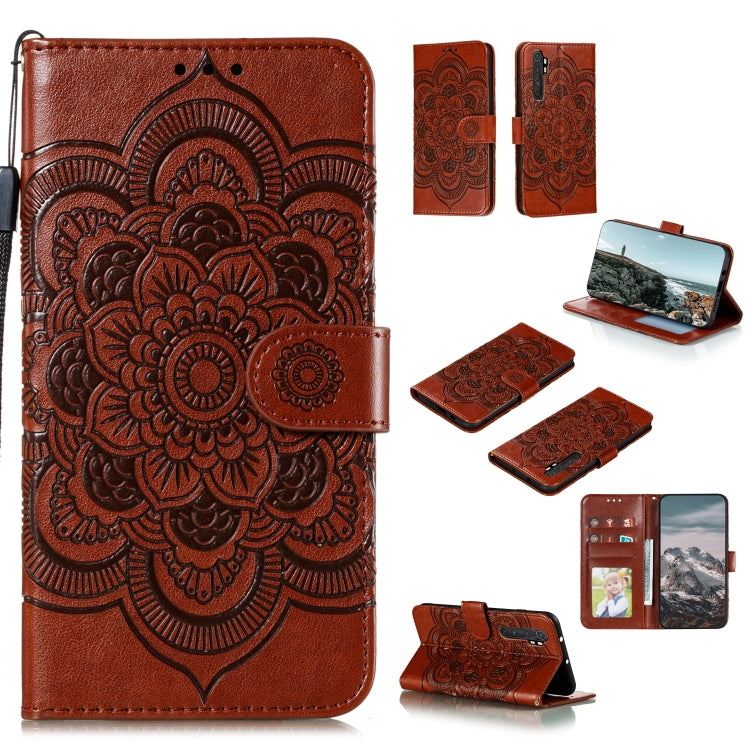 Mandala Embossing Pattern Horizontal Flip PU Leather Case with Holder & Card Slots & Walle & Lanyard, For Samsung Galaxy A01 Core, For Xiaomi Mi Note10 Lite, For Samsung Galaxy M31s