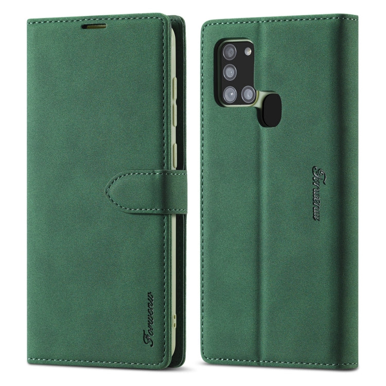 Forwenw F1 Series Matte Strong Magnetism Horizontal Flip Leather Case with Holder & Card Slots & Wallet & Photo Frame, For Samsung Galaxy A11, For Samsung Galaxy A21s, For Samsung Galaxy Note 9, For Samsung Galaxy Note 10, For Samsung Galaxy Note 10+��...