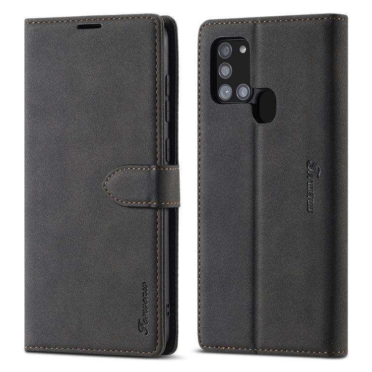 Forwenw F1 Series Matte Strong Magnetism Horizontal Flip Leather Case with Holder & Card Slots & Wallet & Photo Frame, For Samsung Galaxy A11, For Samsung Galaxy A21s, For Samsung Galaxy Note 9, For Samsung Galaxy Note 10, For Samsung Galaxy Note 10+��...