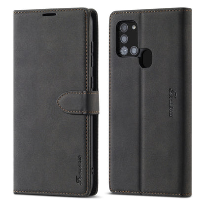 Forwenw F1 Series Matte Strong Magnetism Horizontal Flip Leather Case with Holder & Card Slots & Wallet & Photo Frame, For Samsung Galaxy A11, For Samsung Galaxy A21s, For Samsung Galaxy Note 9, For Samsung Galaxy Note 10, For Samsung Galaxy Note 10+��...