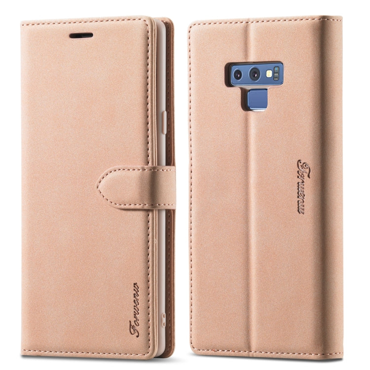 Forwenw F1 Series Matte Strong Magnetism Horizontal Flip Leather Case with Holder & Card Slots & Wallet & Photo Frame, For Samsung Galaxy A11, For Samsung Galaxy A21s, For Samsung Galaxy Note 9, For Samsung Galaxy Note 10, For Samsung Galaxy Note 10+��...