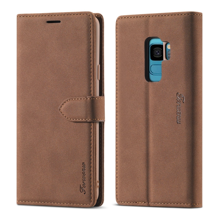 Forwenw F1 Series Matte Strong Magnetism Horizontal Flip Leather Case with Holder & Card Slots & Wallet & Photo Frame, For Samsung Galaxy A11, For Samsung Galaxy A21s, For Samsung Galaxy Note 9, For Samsung Galaxy Note 10, For Samsung Galaxy Note 10+��...