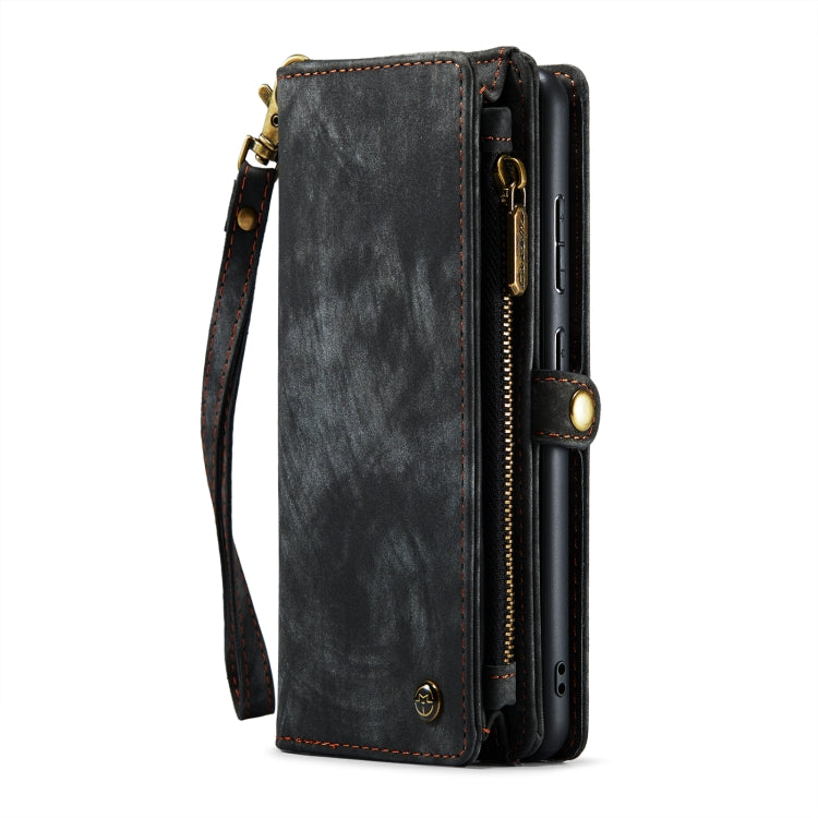 CaseMe 008 Detachable Multifunctional Horizontal Flip Leather Case with Holder & Card Slot & Zipper Wallet & Photo Frame