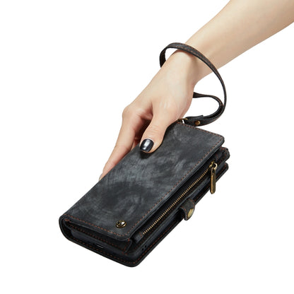 CaseMe 008 Detachable Multifunctional Horizontal Flip Leather Case with Holder & Card Slot & Zipper Wallet & Photo Frame