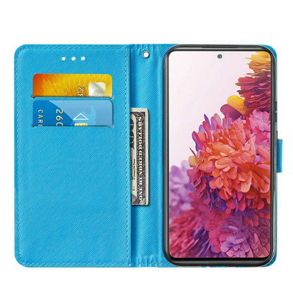 Colored Drawing Pattern Horizontal Flip Leather Case with Holder & Card Slot & Lanyard, For Samsung Galaxy S20 FE, For Samsung Galaxy S20 FE 5G