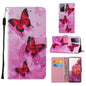 Colored Drawing Pattern Horizontal Flip Leather Case with Holder & Card Slot & Lanyard, For Samsung Galaxy S20 FE, For Samsung Galaxy S20 FE 5G