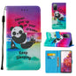 Colored Drawing Pattern Horizontal Flip Leather Case with Holder & Card Slot & Lanyard, For Samsung Galaxy S20 FE, For Samsung Galaxy S20 FE 5G