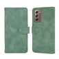 For Samsung Galaxy Z Fold2 5G Solid Color Skin Feel Magnetic Buckle Horizontal Flip Calf Texture PU Leather Case with Holder & Card Slots & Wallet, For Samsung Galaxy Z Fold2 5G