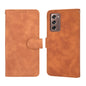 For Samsung Galaxy Z Fold2 5G Solid Color Skin Feel Magnetic Buckle Horizontal Flip Calf Texture PU Leather Case with Holder & Card Slots & Wallet, For Samsung Galaxy Z Fold2 5G