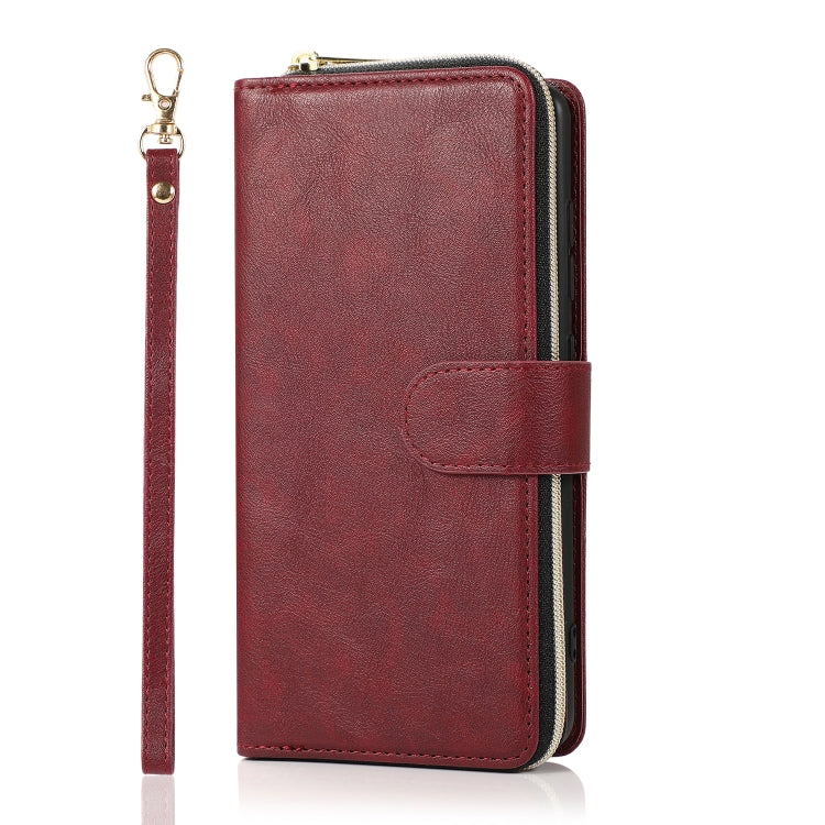 Zipper Wallet Bag Horizontal Flip PU Leather Case with Holder & 9 Card Slots & Wallet & Lanyard & Photo Frame, For Samsung Galaxy A51, For Samsung Galaxy A51 5G, For Samsung Galaxy A70, For Samsung Galaxy A71, For Samsung Galaxy A71 5G�����������������...