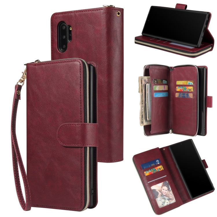 Zipper Wallet Bag Horizontal Flip PU Leather Case with Holder & 9 Card Slots & Wallet & Lanyard & Photo Frame, For Samsung Galaxy A51, For Samsung Galaxy A51 5G, For Samsung Galaxy A70, For Samsung Galaxy A71, For Samsung Galaxy A71 5G�����������������...