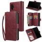 Zipper Wallet Bag Horizontal Flip PU Leather Case with Holder & 9 Card Slots & Wallet & Lanyard & Photo Frame, For Samsung Galaxy A51, For Samsung Galaxy A51 5G, For Samsung Galaxy A70, For Samsung Galaxy A71, For Samsung Galaxy A71 5G�����������������...