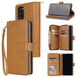 Zipper Wallet Bag Horizontal Flip PU Leather Case with Holder & 9 Card Slots & Wallet & Lanyard & Photo Frame, For Samsung Galaxy A51, For Samsung Galaxy A51 5G, For Samsung Galaxy A70, For Samsung Galaxy A71, For Samsung Galaxy A71 5G�����������������...