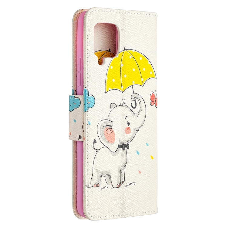 Colored Drawing Pattern Horizontal Flip Leather Case with Holder & Card Slots & Wallet, For Samsung Galaxy A42 5G