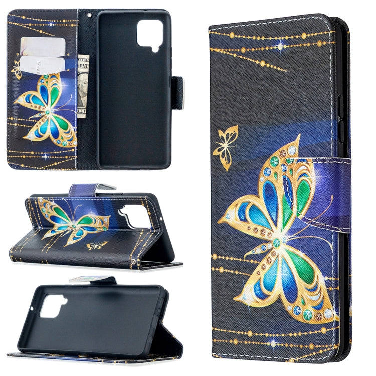 Colored Drawing Pattern Horizontal Flip Leather Case with Holder & Card Slots & Wallet, For Samsung Galaxy A42 5G