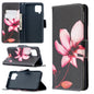 Colored Drawing Pattern Horizontal Flip Leather Case with Holder & Card Slots & Wallet, For Samsung Galaxy A42 5G