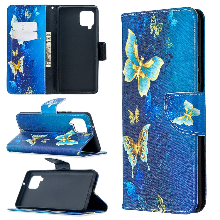 Colored Drawing Pattern Horizontal Flip Leather Case with Holder & Card Slots & Wallet, For Samsung Galaxy A42 5G