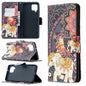 Colored Drawing Pattern Horizontal Flip Leather Case with Holder & Card Slots & Wallet, For Samsung Galaxy A42 5G