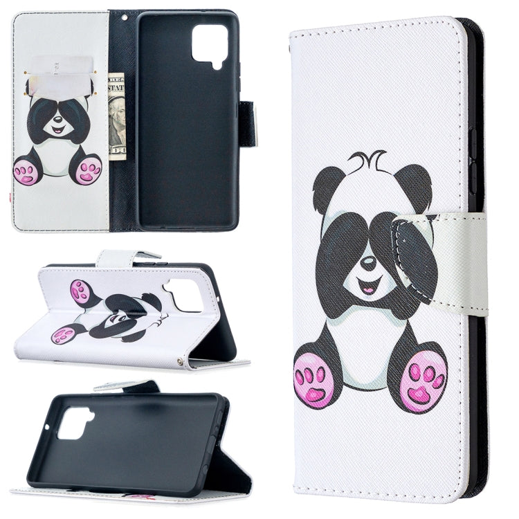 Colored Drawing Pattern Horizontal Flip Leather Case with Holder & Card Slots & Wallet, For Samsung Galaxy A42 5G