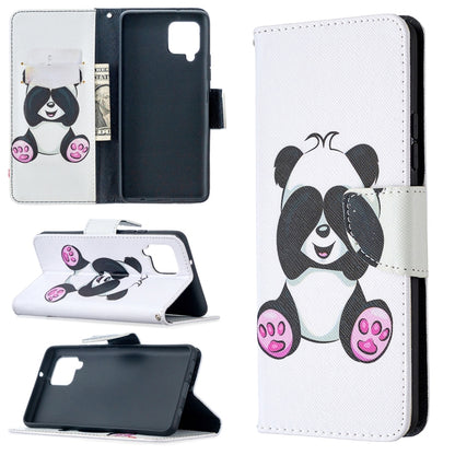 Colored Drawing Pattern Horizontal Flip Leather Case with Holder & Card Slots & Wallet, For Samsung Galaxy A42 5G