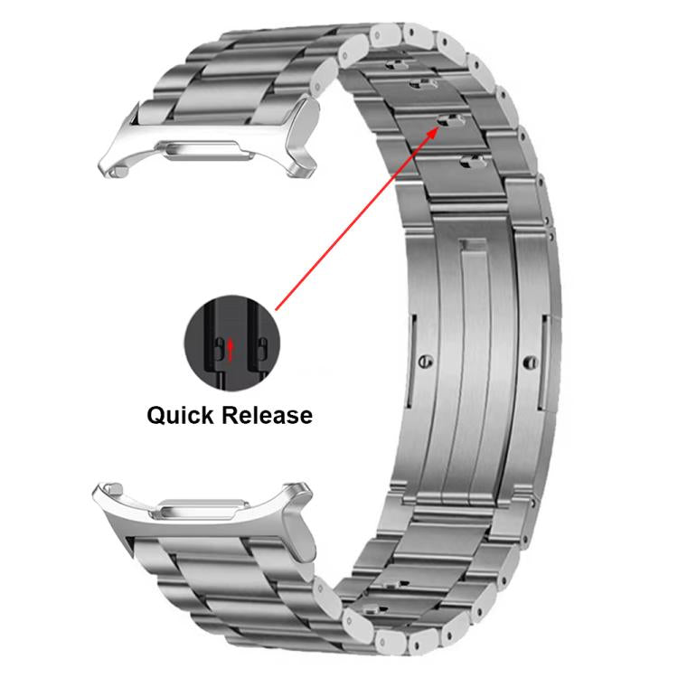 Detachable Three Beads HW Buckle Titanium Alloy Watch Band