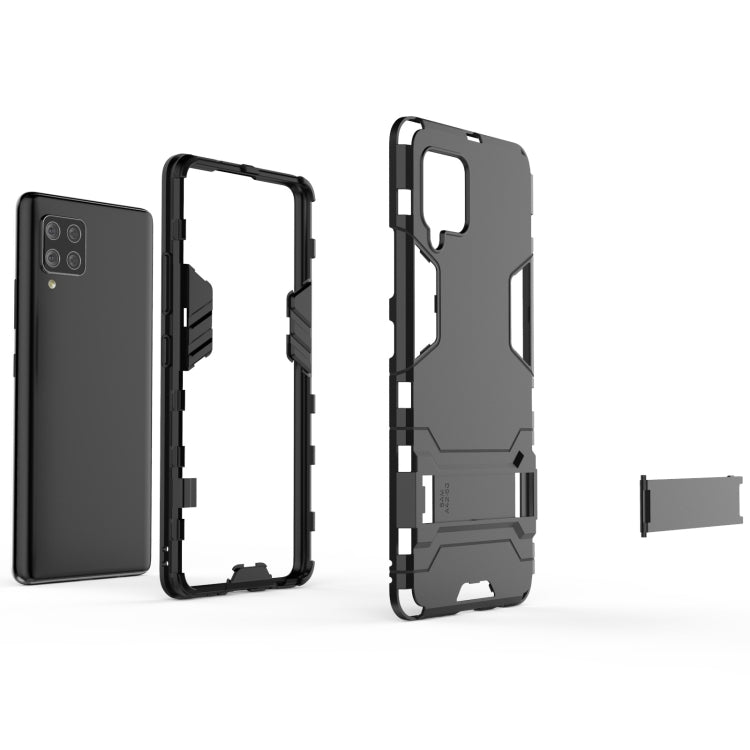 Shockproof PC + TPU Protective Case with Invisible Holder, For Samsung Galaxy A42 5G, For Samsung Galaxy S20 FE