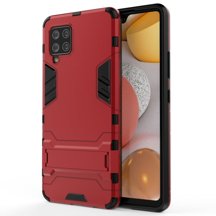 Shockproof PC + TPU Protective Case with Invisible Holder, For Samsung Galaxy A42 5G, For Samsung Galaxy S20 FE