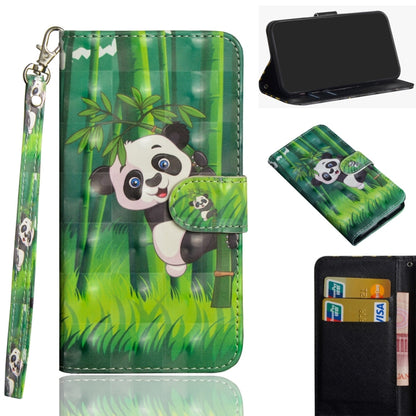 3D Painted Pattern Horizontal Flip TPU + PU Leather Case with Holder & Wallet & Card Slots & Lanyard
